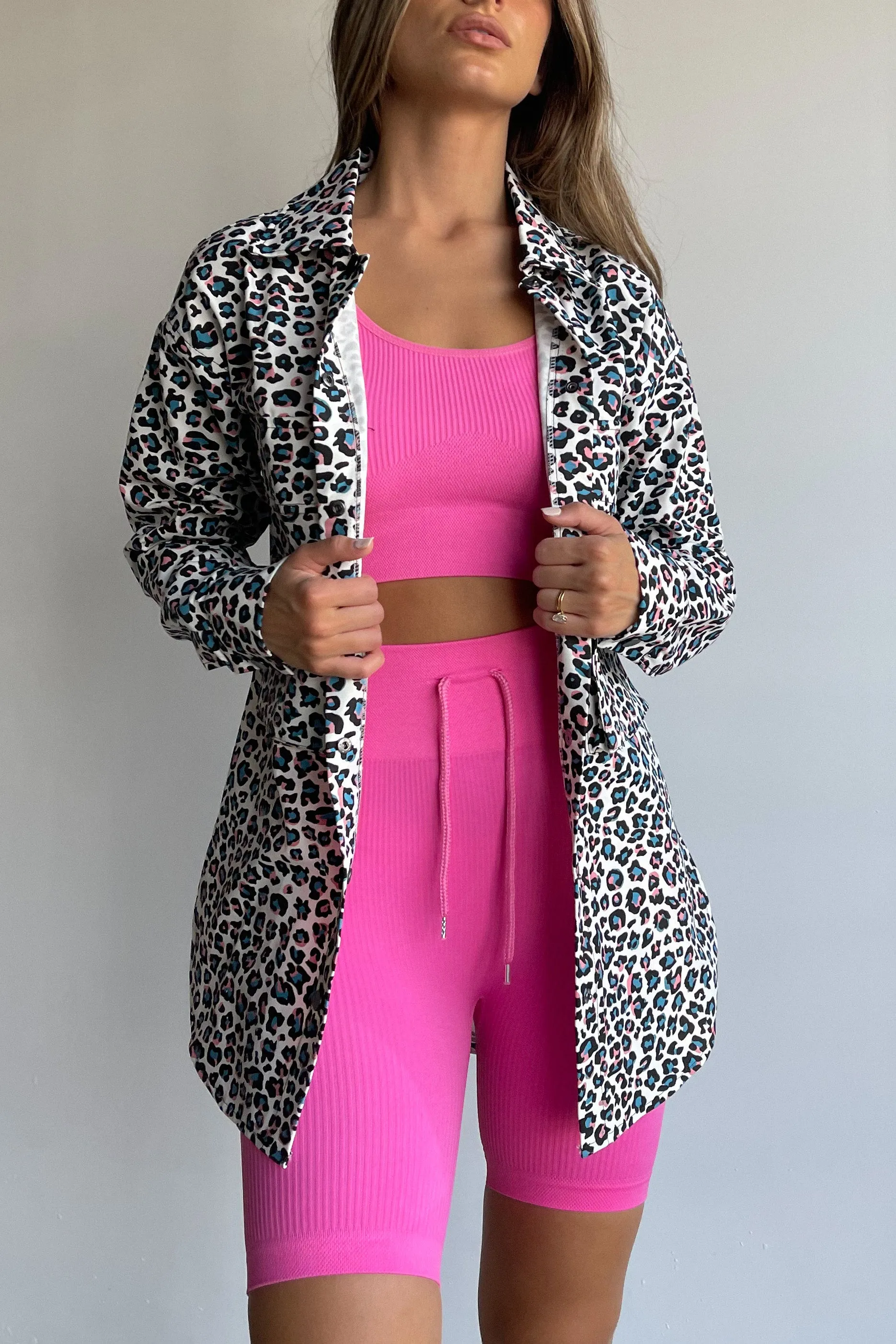 Whitney Oversized Shacket - Multicolor