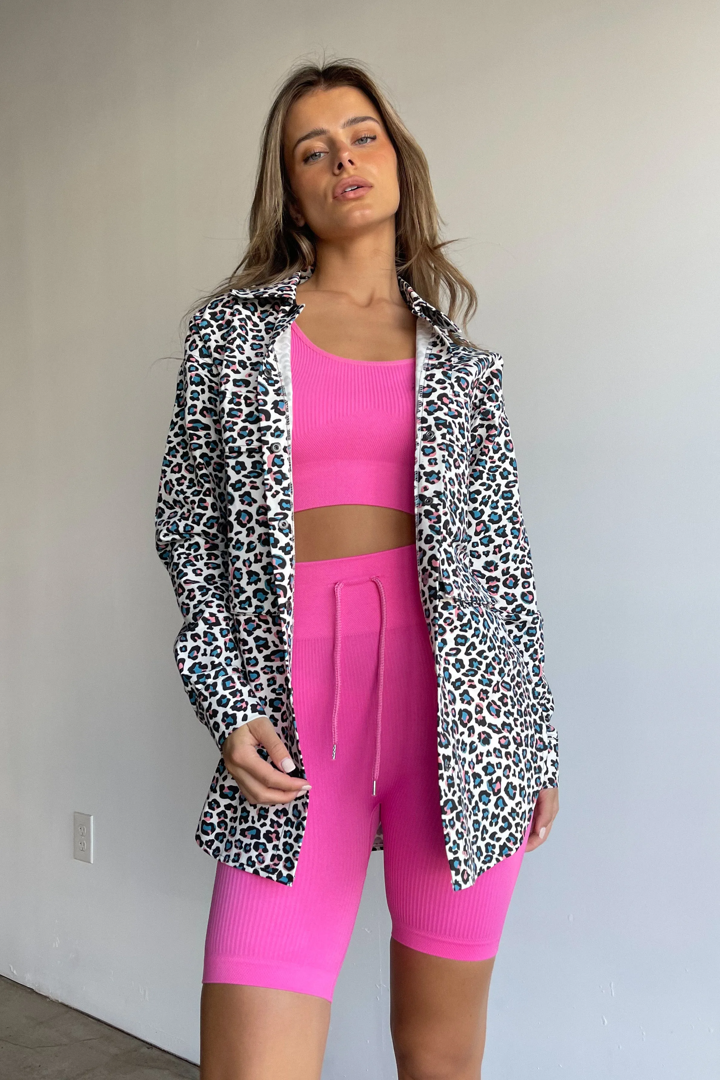 Whitney Oversized Shacket - Multicolor