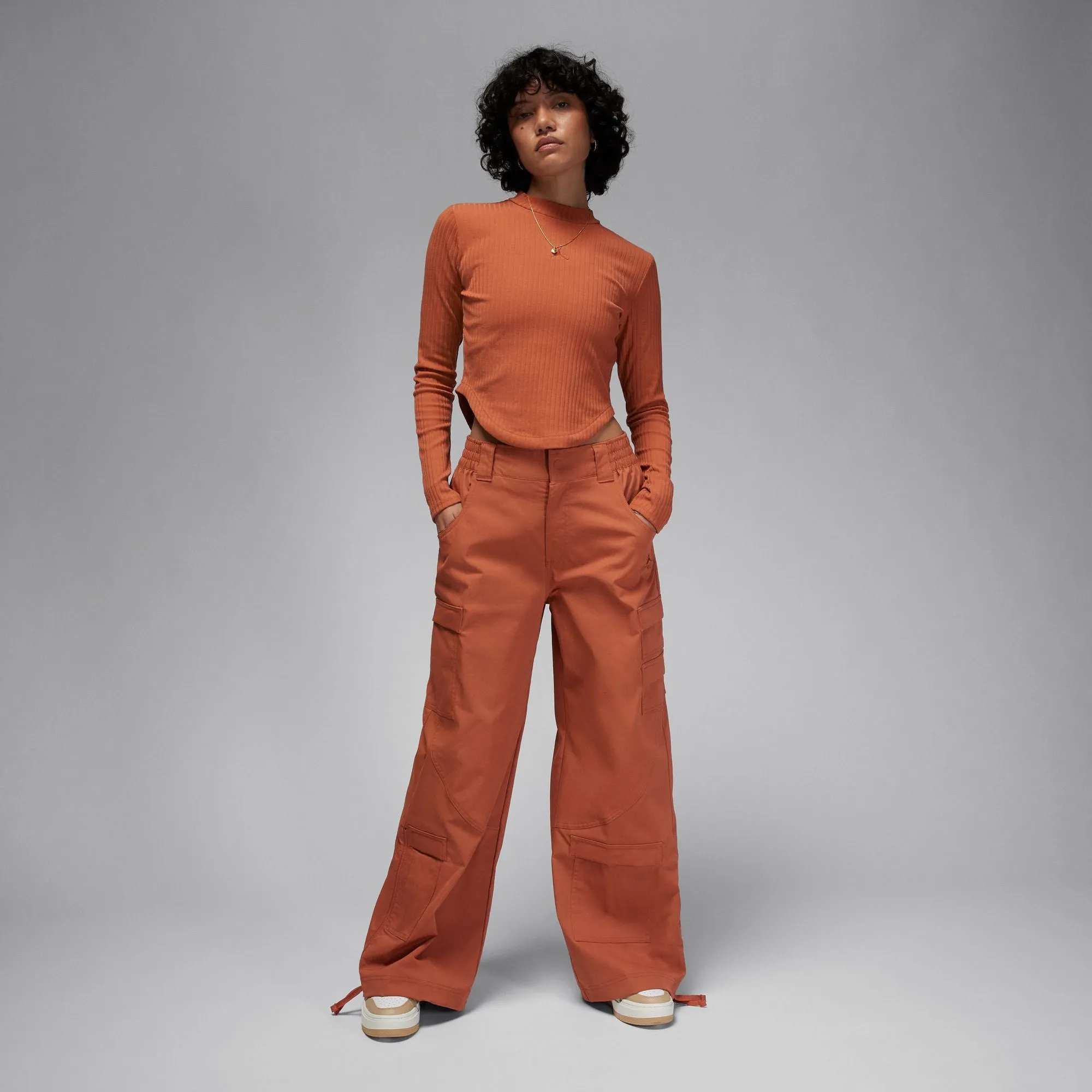 Womens Jordan Heavyweight Chicago Pants 'Dusty Peach'