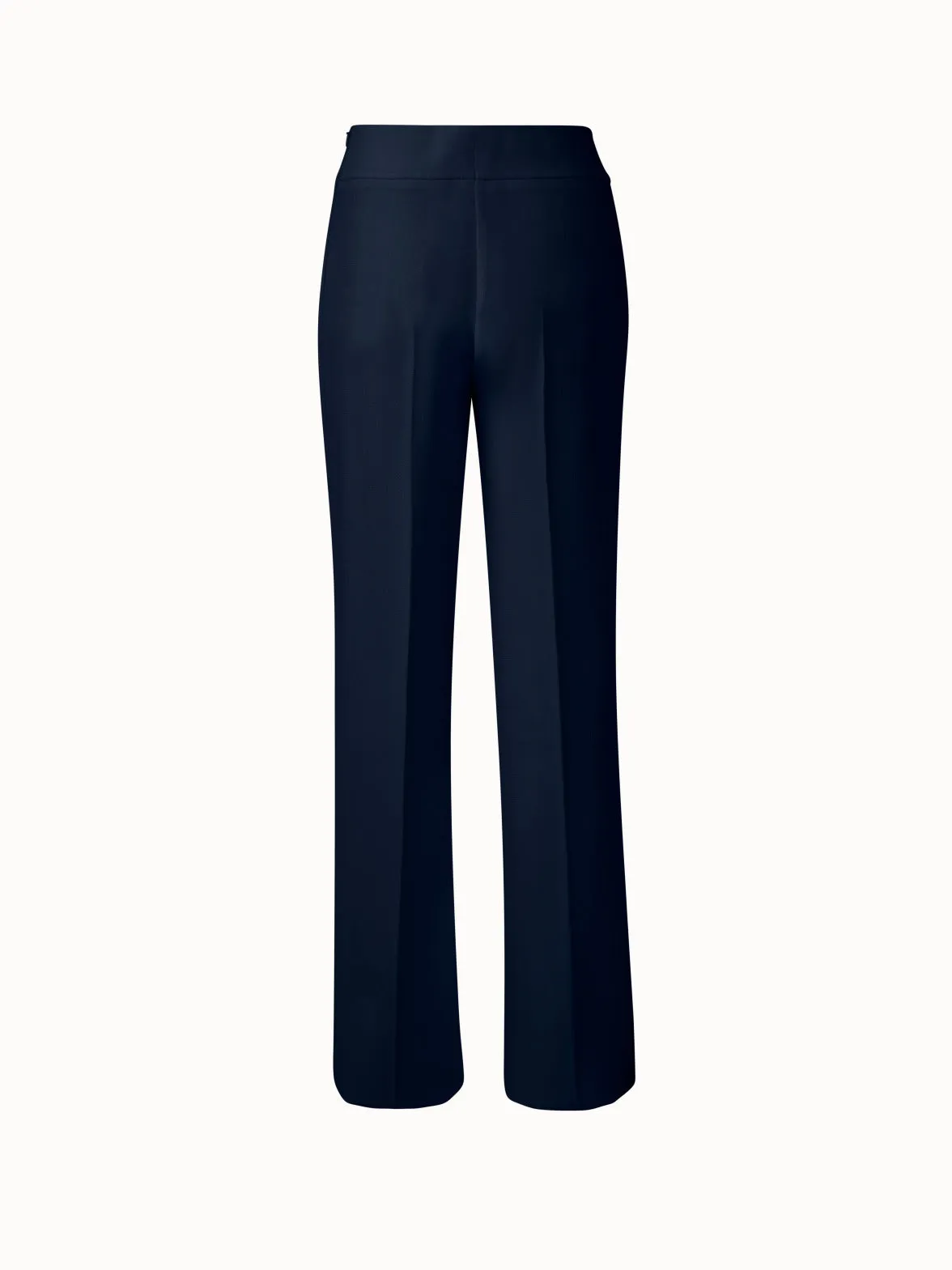 Wool Double-Face Straight Leg Pants