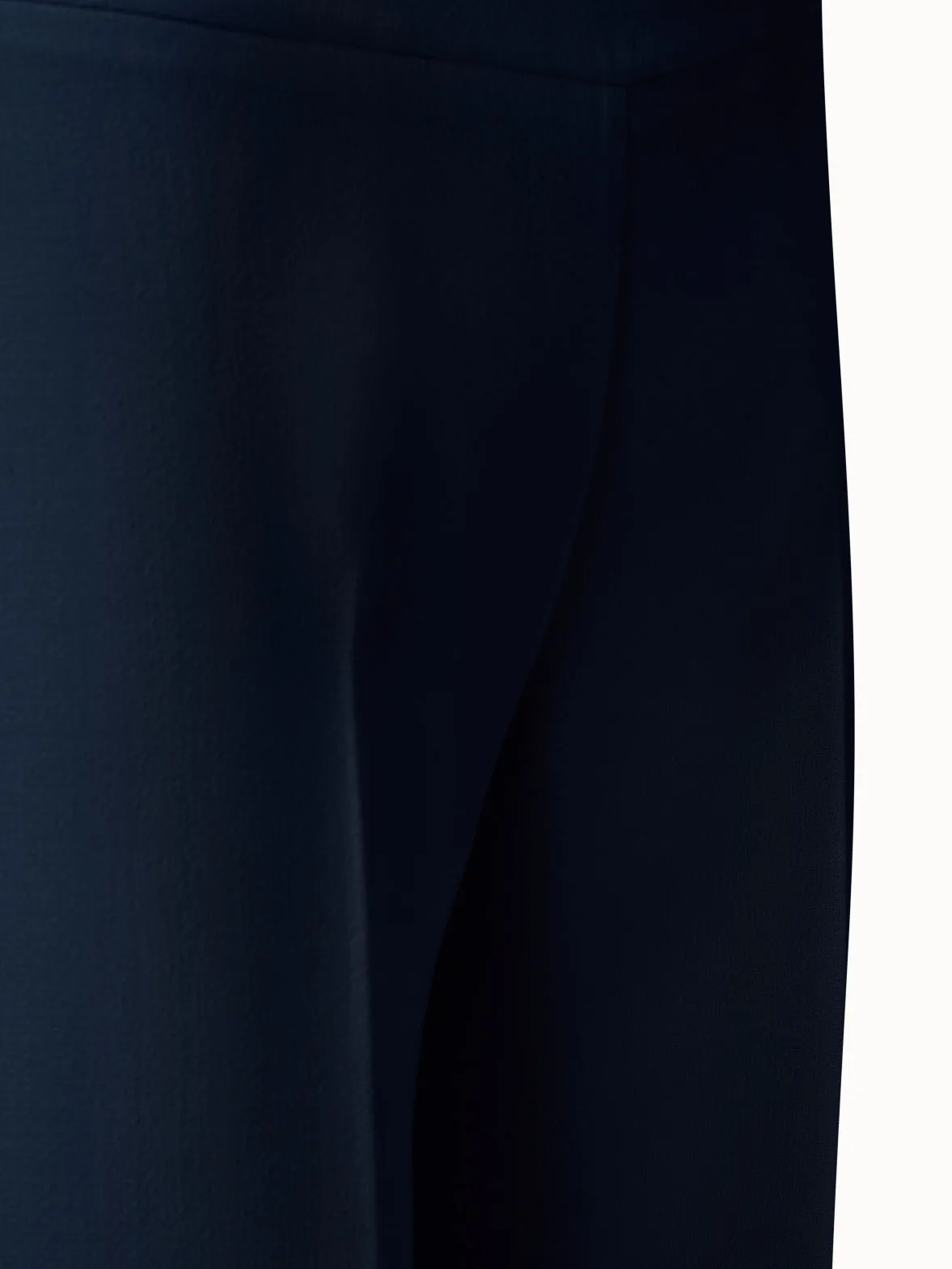 Wool Double-Face Straight Leg Pants