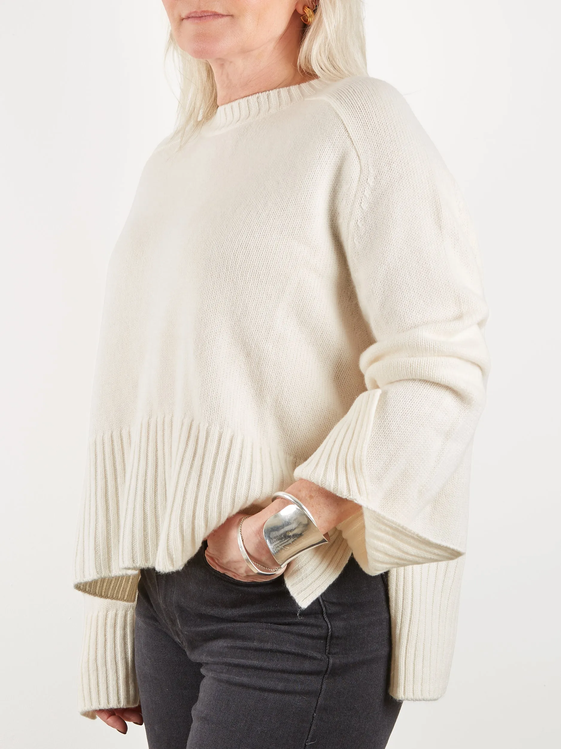 Xenia Knit Ecru