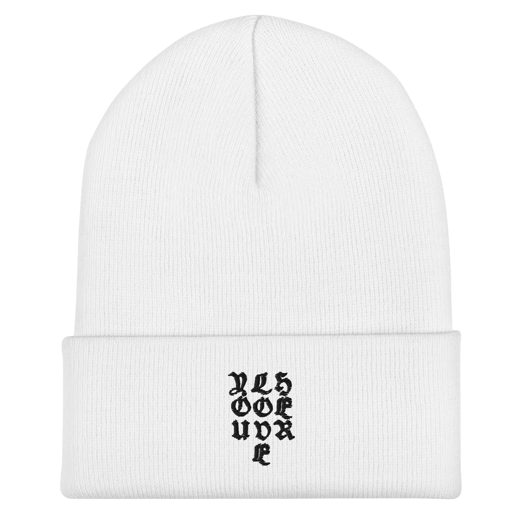 YOU LOVE HER Old English Beanie