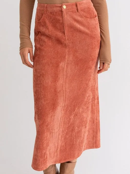 Your Body, Your Style Corduroy Maxi Skirt