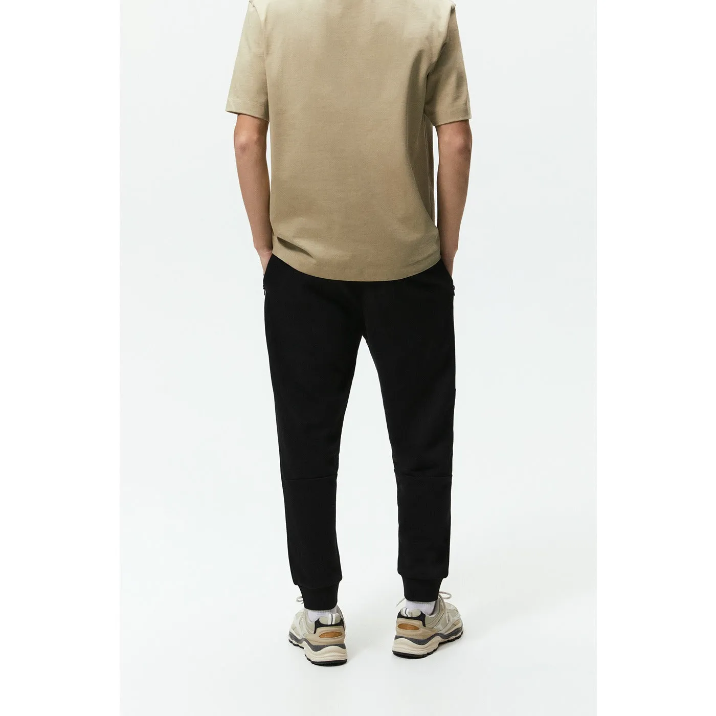ZR Black Jogging Trousers with zips